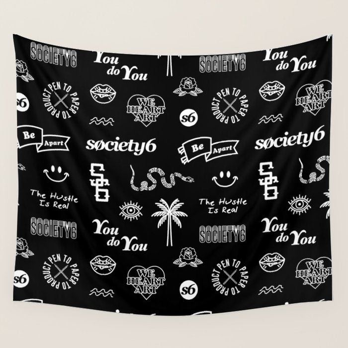 Society6 Pattern Wall Tapestry Gallery Image 1
