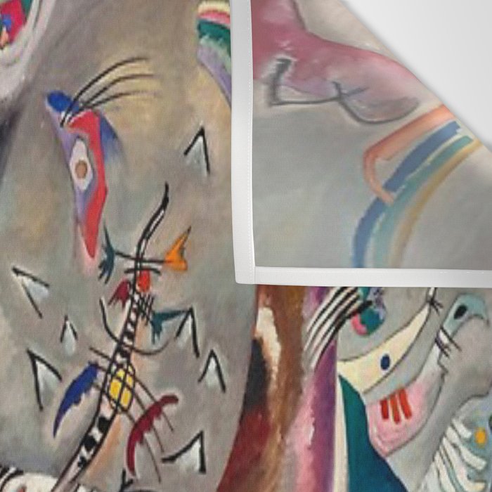 Wassily Kandinsky In the Grey, 1919  Wall Tapestry Gallery Image 3