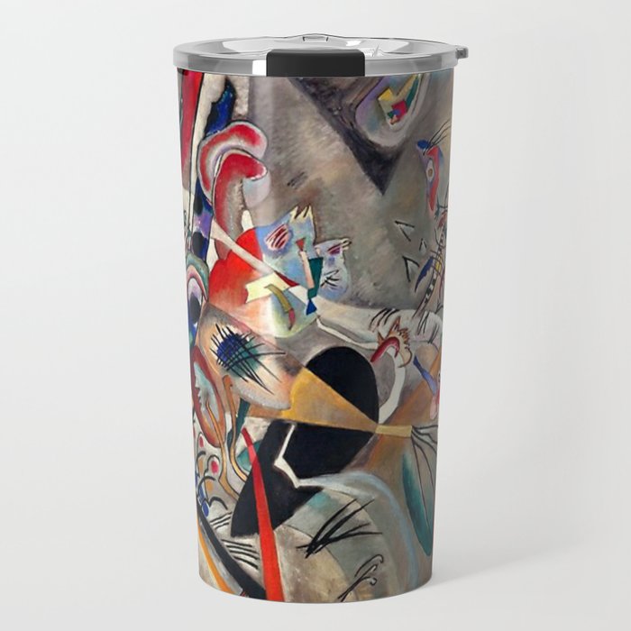 Wassily Kandinsky In the Grey, 1919  Travel Mug Gallery Image 1