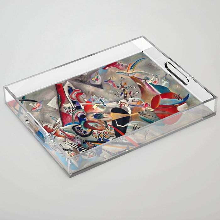 Wassily Kandinsky In the Grey, 1919  Acrylic Tray Gallery Image 1