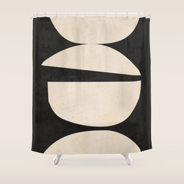 abstract minimal 23-1 Shower Curtain Gallery Image 1