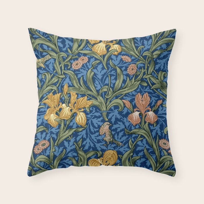 William Morris "Iris" 1. Throw Pillow Gallery Image 6