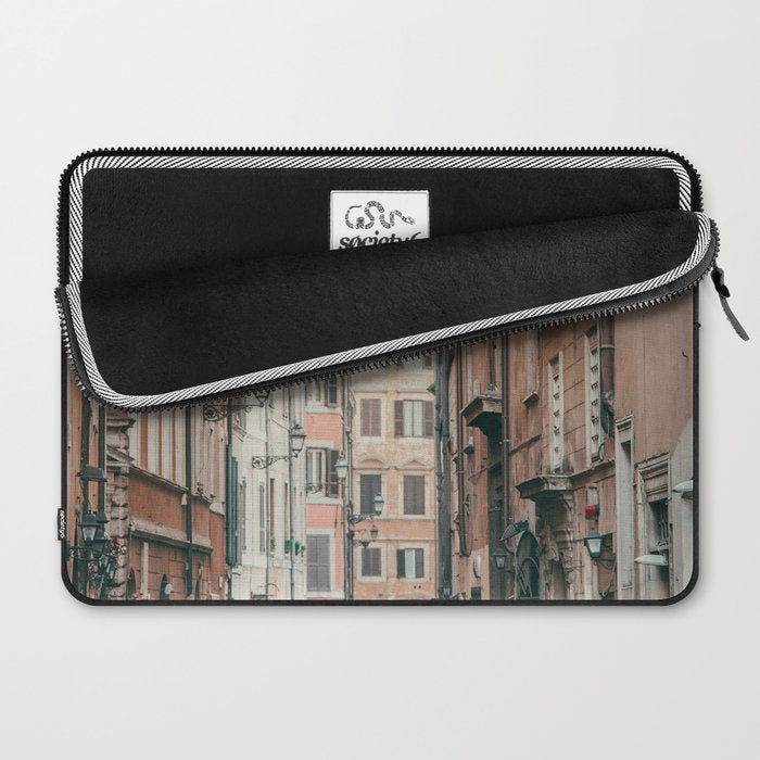 Roman Street - Rome Italy Travel Photography Laptop Sleeve Gallery Image 2