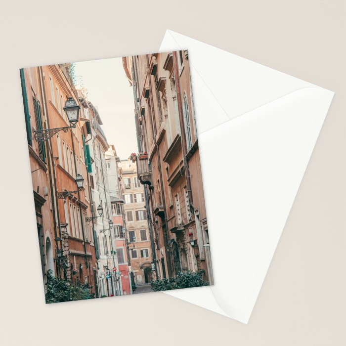 Roman Street - Rome Italy Travel Photography Stationery Card Gallery Image 2