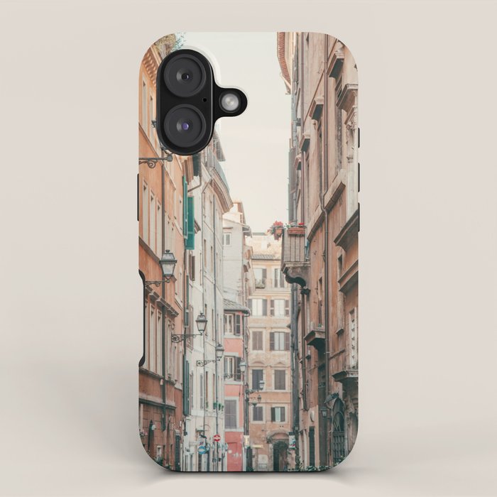 Roman Street - Rome Italy Travel Photography iPhone Case Gallery Image 1