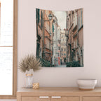 Roman Street - Rome Italy Travel Photography Wall Tapestry Gallery Image 2