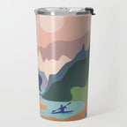 River Canyon Kayaking Travel Mug Gallery Image 2