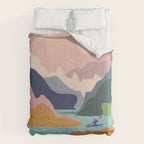River Canyon Kayaking Comforter Gallery Image 6