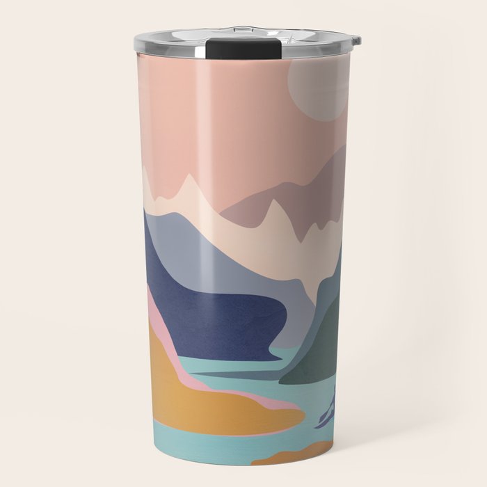 River Canyon Kayaking Travel Mug Gallery Image 1
