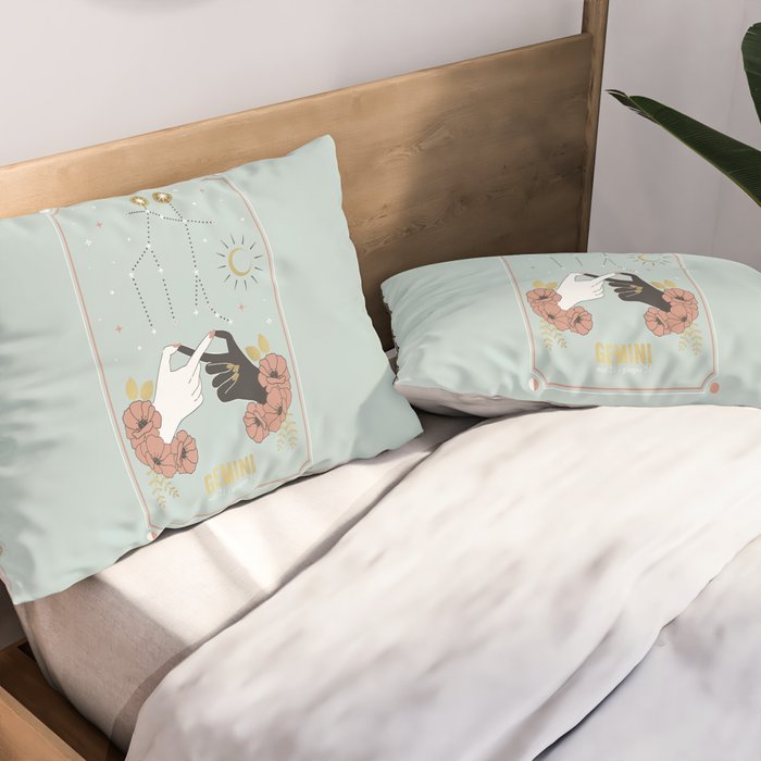 Gemini Zodiac Series Pillow Sham Gallery Image 2