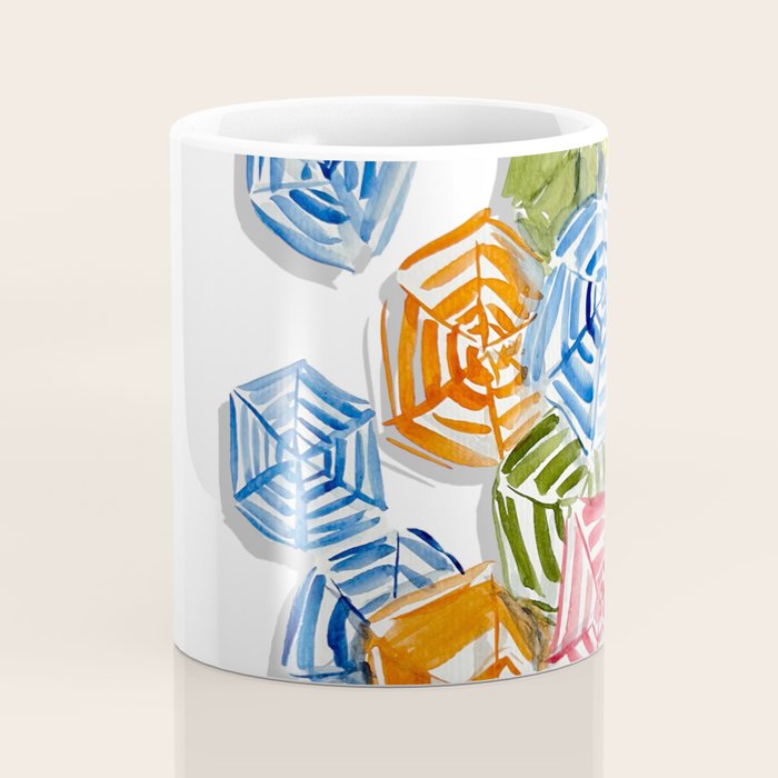 The Umbrellas of Positano Coffee Mug Gallery Image 4