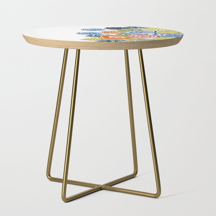 The Umbrellas of Positano Side Table Gallery Image 1