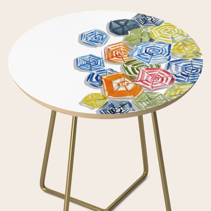 The Umbrellas of Positano Side Table Gallery Image 2