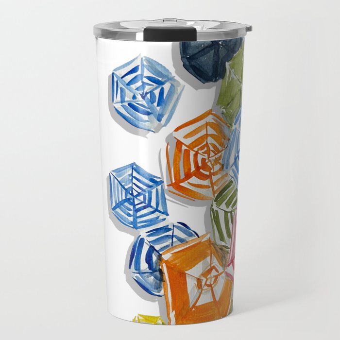 The Umbrellas of Positano Travel Mug Gallery Image 1