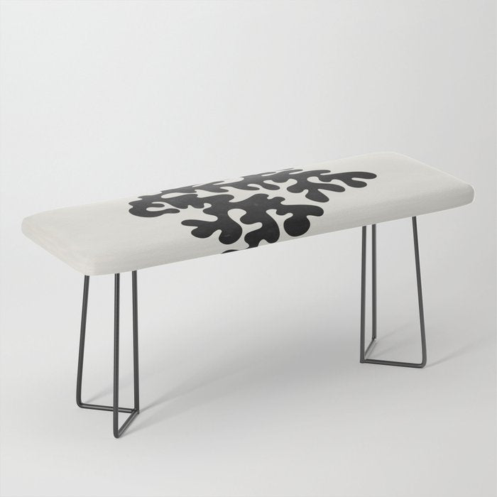 Noir: Matisse Series 03 | Mid-Century Edition Bench Gallery Image 1