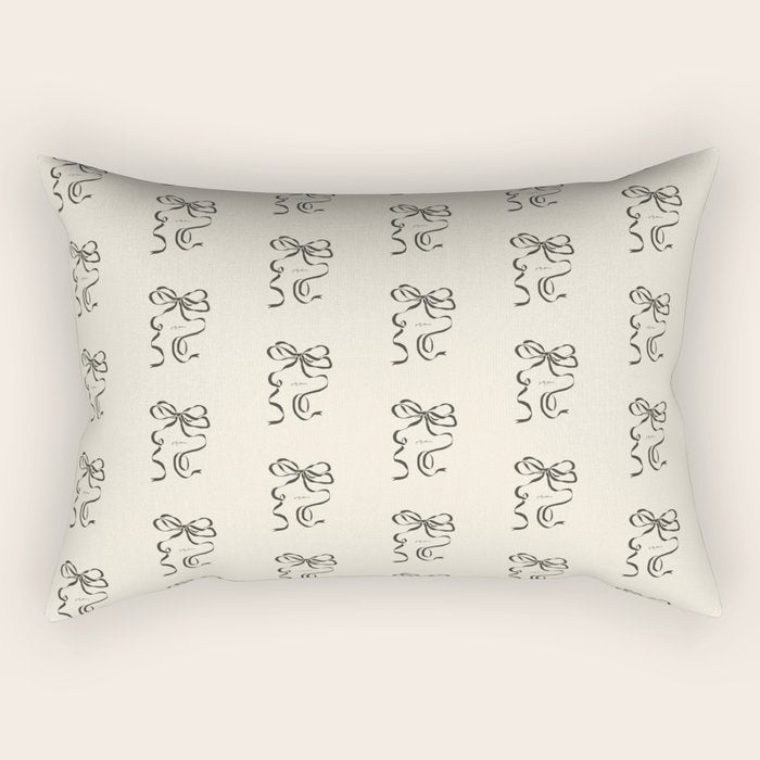 Ribbon bow Rectangular Pillow Gallery Image 2
