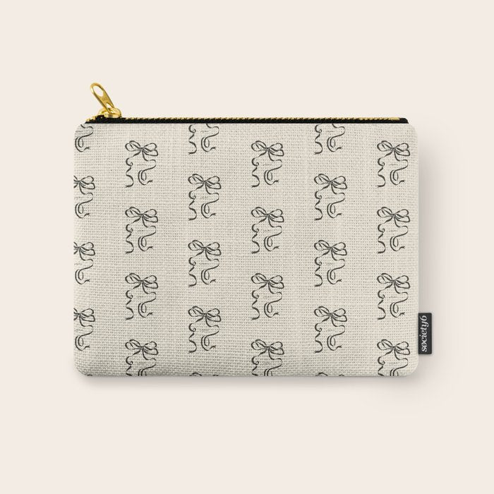 Ribbon bow Carry All Pouch Gallery Image 1