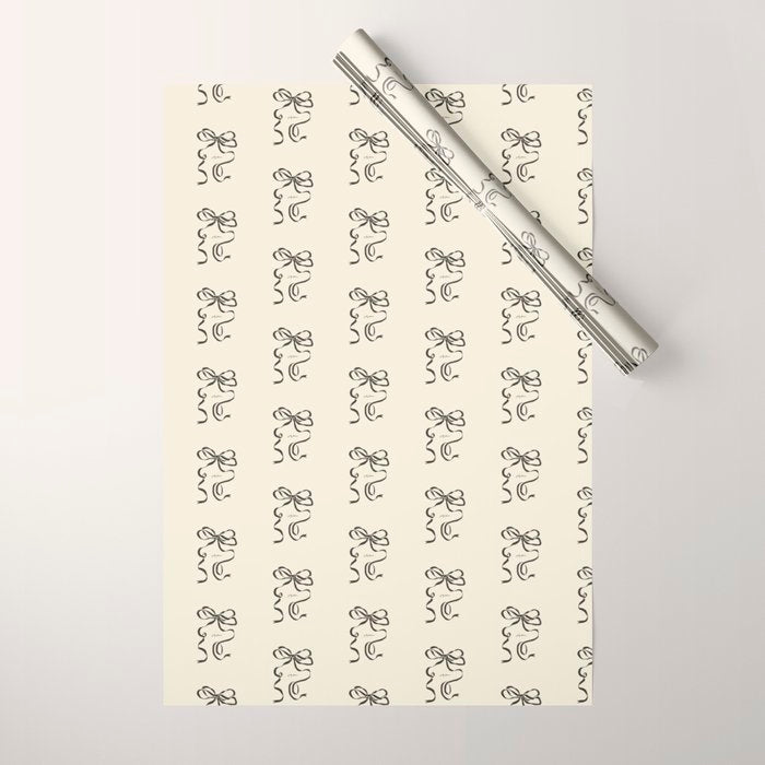 Ribbon bow Wrapping Paper Gallery Image 1