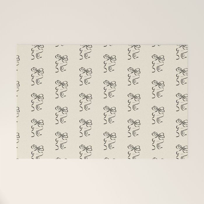 Ribbon bow Welcome Mat Gallery Image 1