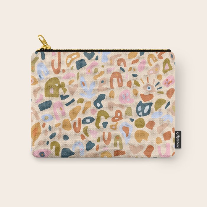 Abstract Paper Cuts Carry All Pouch Gallery Image 1