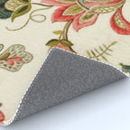 Jacobean Floral Crewel Embroidery Pattern Digital Art Vector Painting Rug Gallery Image 4