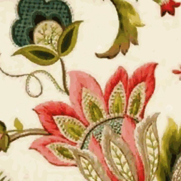 Jacobean Floral Crewel Embroidery Pattern Digital Art Vector Painting Coffee Mug Gallery Image 2