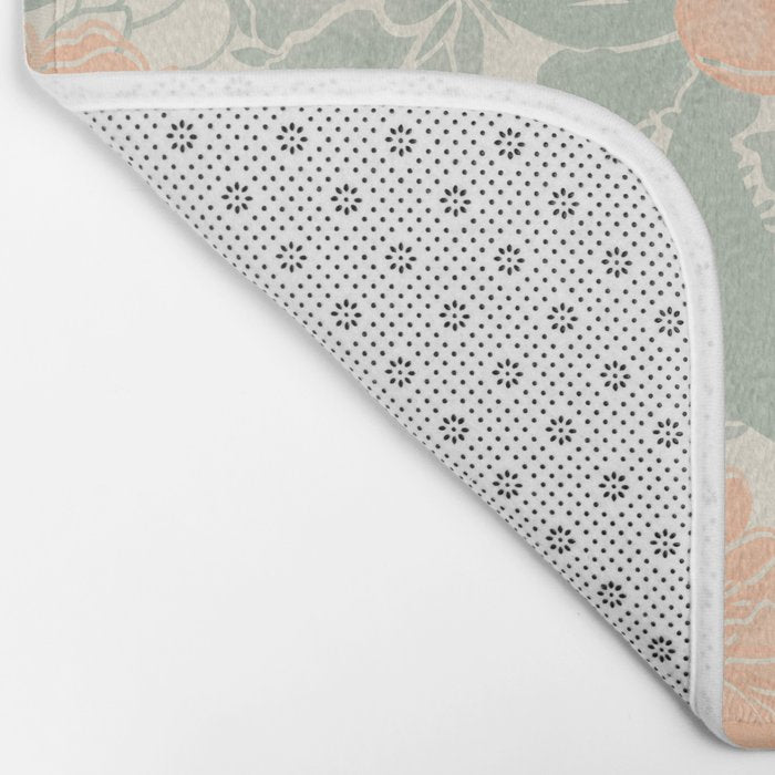 Modern floral blooms P3 Bath Mat Gallery Image 2