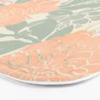 Modern floral blooms P3 Bath Mat Gallery Image 3