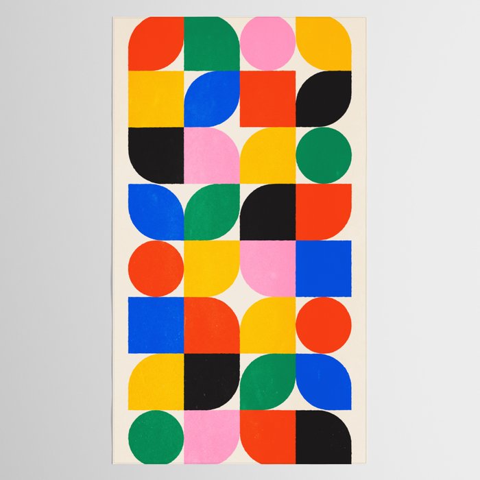 BAUHAUS 06: Exhibition 1923 | Mid Century Series  Tablecloth Gallery Image 2