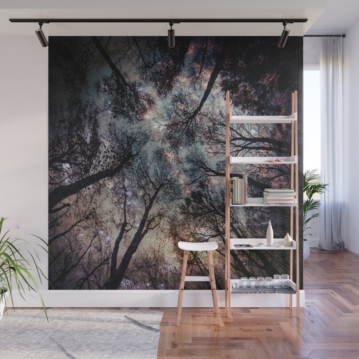 Starry Sky in the Forest Wall Mural Gallery Image 1