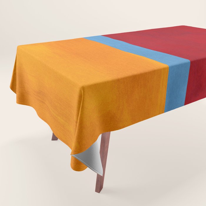 Corduroy Blue  Tablecloth Gallery Image 1