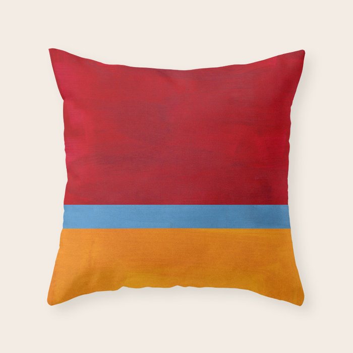 Corduroy Blue  Throw Pillow Gallery Image 1
