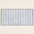 AEGEAN TICKING STRIPE BLUE Desk Mat Gallery Image 3