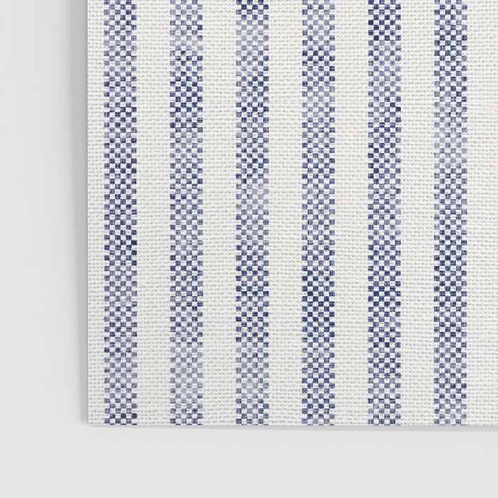 AEGEAN TICKING STRIPE BLUE Poster Gallery Image 3