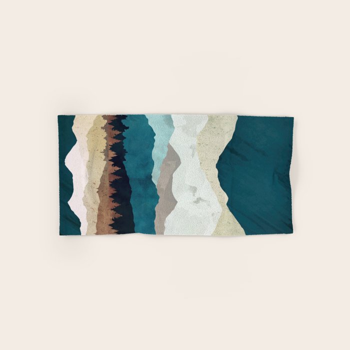 Fall Forest Night Bath Towel Gallery Image 1