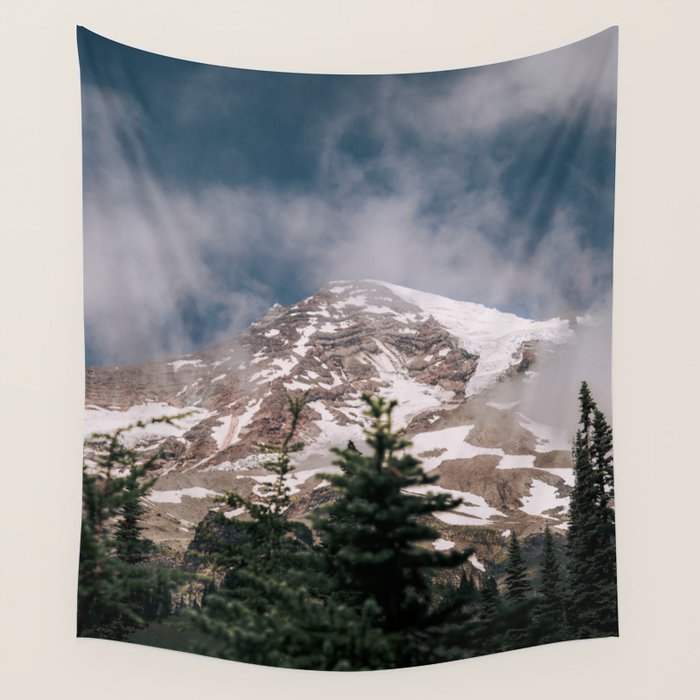 Mount Rainier IX Wall Tapestry Gallery Image 1