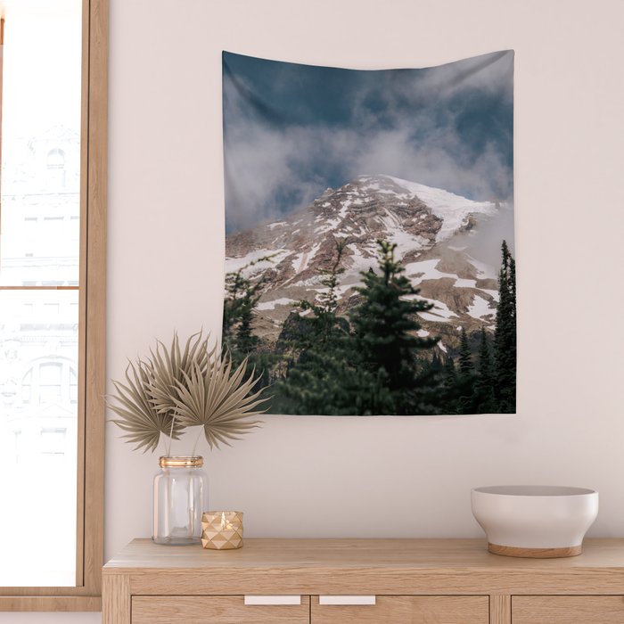 Mount Rainier IX Wall Tapestry Gallery Image 2