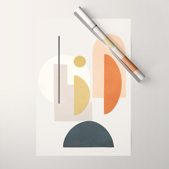 Modern Shapes 01 Wrapping Paper Gallery Image 1