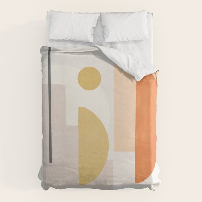 Modern Shapes 01 Duvet Cover Gallery Image 1
