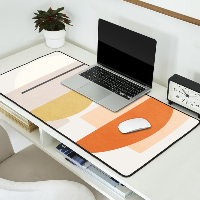 Modern Shapes 01 Desk Mat Gallery Image 2