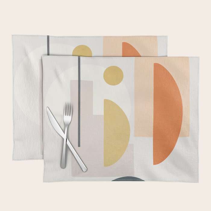Modern Shapes 01 Placemat Gallery Image 1
