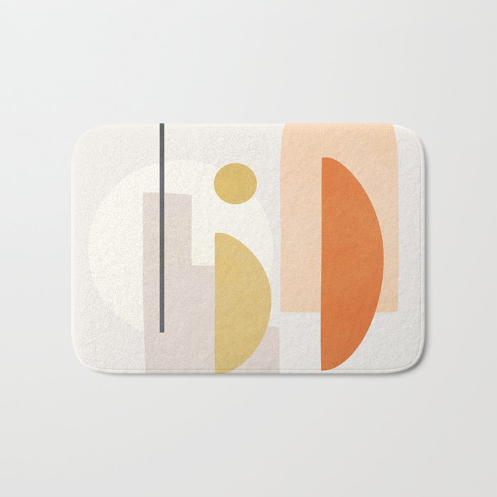Modern Shapes 01 Bath Mat Gallery Image 1