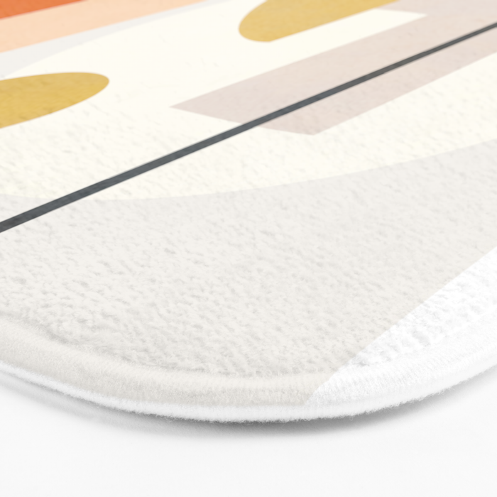 Modern Shapes 01 Bath Mat Gallery Image 3