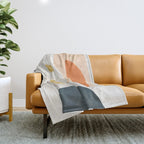 Modern Shapes 01 Throw Blanket Gallery Image 1