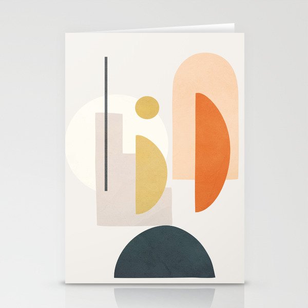 Modern Shapes 01 Stationery Card Gallery Image 2