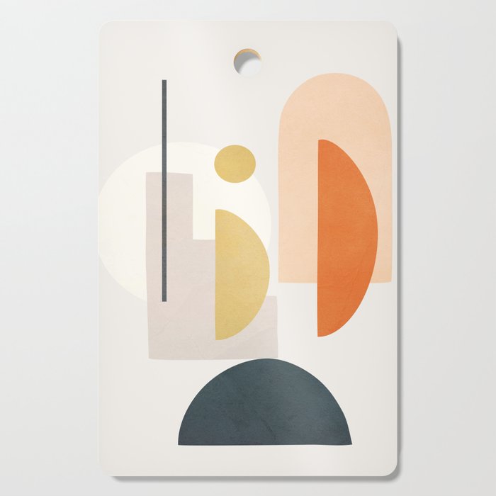 Modern Shapes 01 Cutting Board Gallery Image 1