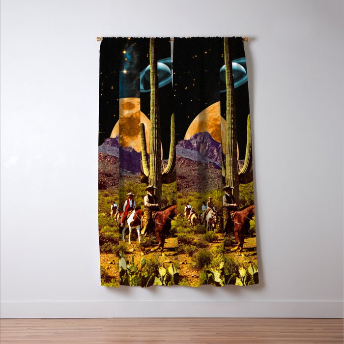 Space Cowboys Window Curtain Gallery Image 3