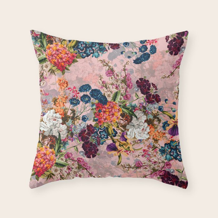 Summer Botanical Garden VIII - II Throw Pillow Gallery Image 6