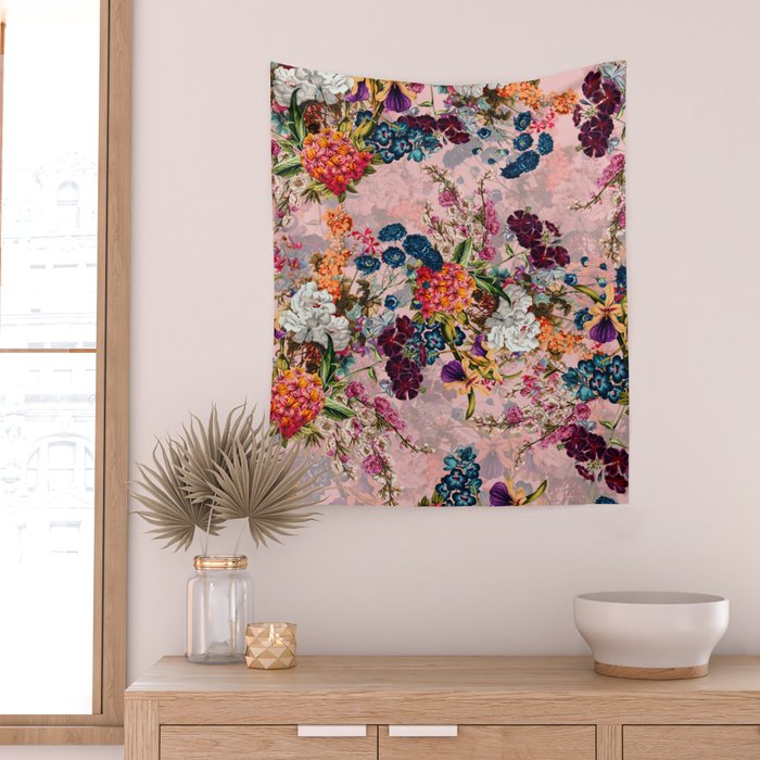 Summer Botanical Garden VIII - II Wall Tapestry Gallery Image 2