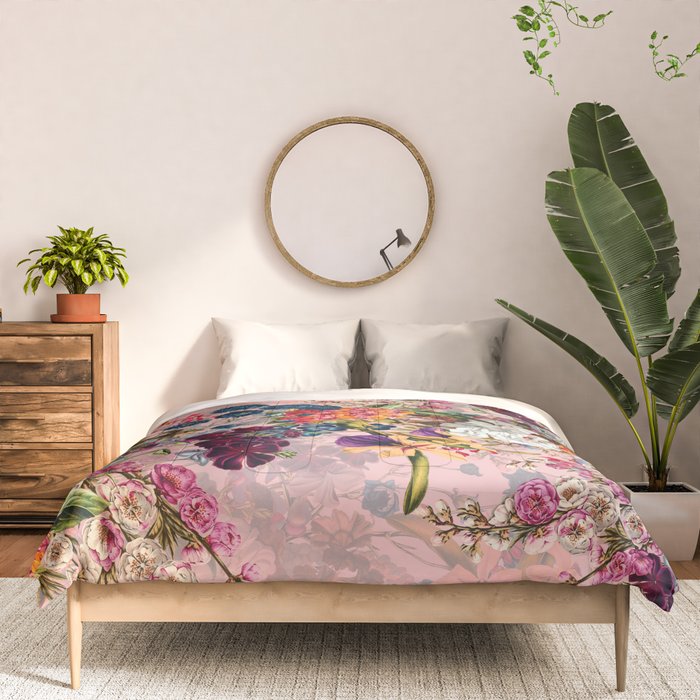 Summer Botanical Garden VIII - II Comforter Gallery Image 3